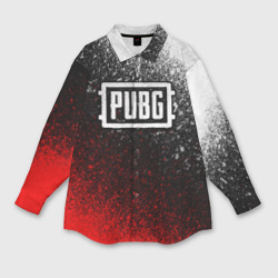 Женская рубашка oversize 3D PUBG