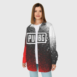 Женская рубашка oversize 3D PUBG - фото 2