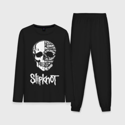 Мужская пижама с лонгсливом хлопок Slipknot