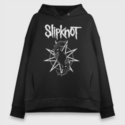 Женское худи Oversize хлопок Slipknot