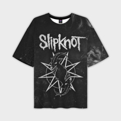 Мужская футболка oversize 3D Slipknot