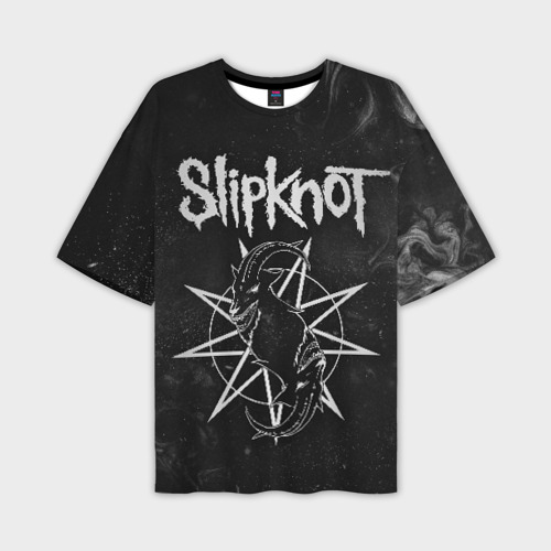 Мужская футболка oversize 3D Slipknot, цвет 3D печать