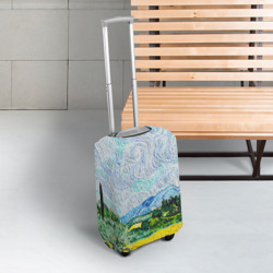 Чехол для чемодана 3D Вангог поле - фото 2