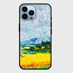 Чехол для iPhone 14 Pro Max Вангог поле