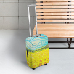 Чехол для чемодана 3D Подсолнухи Вангог - фото 2