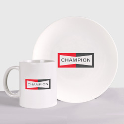 Набор: тарелка + кружка Однажды в Голливуде Champion