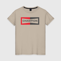 Женская футболка хлопок Однажды в Голливуде Champion