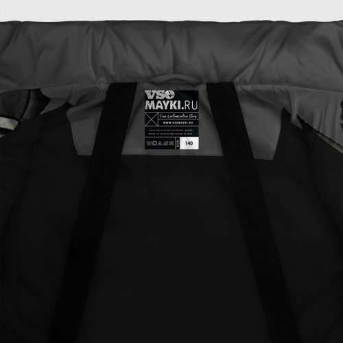 Зимняя куртка для мальчиков 3D Броня Гвардии Ворона, цвет черный - фото 7