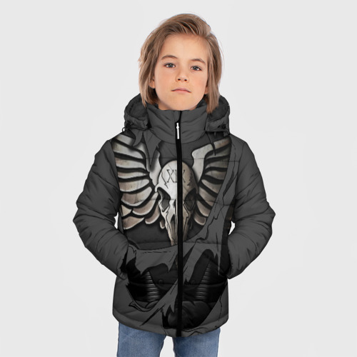 Зимняя куртка для мальчиков 3D Броня Гвардии Ворона, цвет черный - фото 3