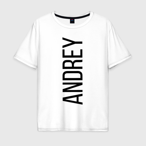 Мужская футболка хлопок Oversize ANDREY