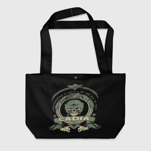 Пляжная сумка 3D Вархаммер - Cadia skull