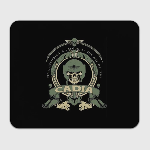 Прямоугольный коврик для мышки Вархаммер - Cadia skull