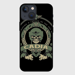 Чехол для iPhone 13 mini Вархаммер - Cadia skull