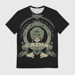 Мужская футболка 3D Вархаммер - Cadia skull