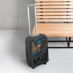 Чехол для чемодана 3D Ультрамариновая Броня - фото 2