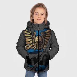 Зимняя куртка для мальчиков 3D Ультрамариновая Броня - фото 2