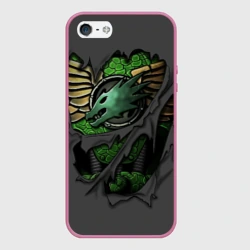 Чехол для iPhone 5/5S матовый Доспехи Саламандр Warhammer