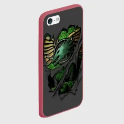Чехол для iPhone 5/5S матовый Доспехи Саламандр Warhammer - фото 2