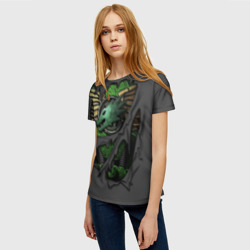 Женская футболка 3D Доспехи Саламандр - фото 2