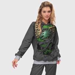 Женский костюм с толстовкой 3D Доспехи Саламандр Warhammer - фото 2