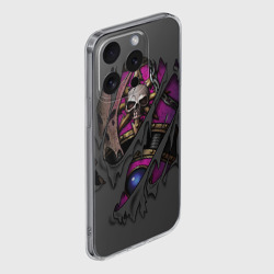 Чехол для iPhone 15 Pro силиконовый с защитой камеры Доспехи детей императора - фото 2