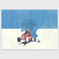 Поздравительная открытка Karting time