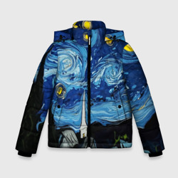 Зимняя куртка для мальчиков 3D Звёздная ночь Вангог