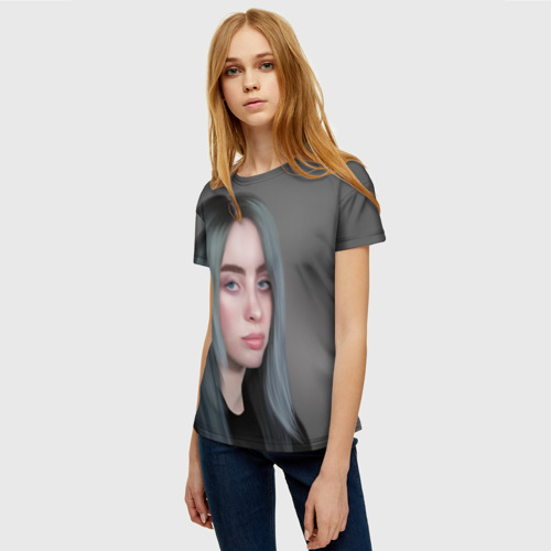 Женская футболка 3D Ocean Eyes, цвет 3D печать - фото 3