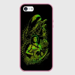 Чехол для iPhone 5/5S матовый Чужой
