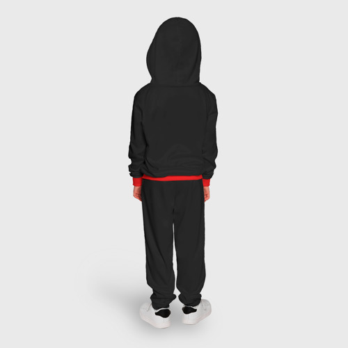 Детский костюм с толстовкой 3D Чужой, цвет красный - фото 4