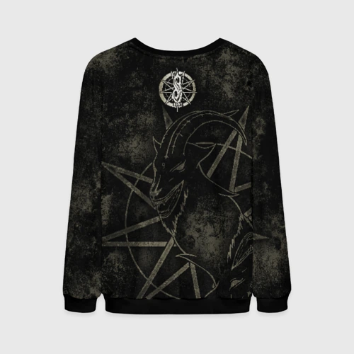 Мужской свитшот 3D с принтом Slipknot, вид сзади #1