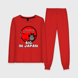Женская пижама с лонгсливом хлопок Big in Japan