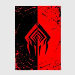 Постер Warframe red Stalker
