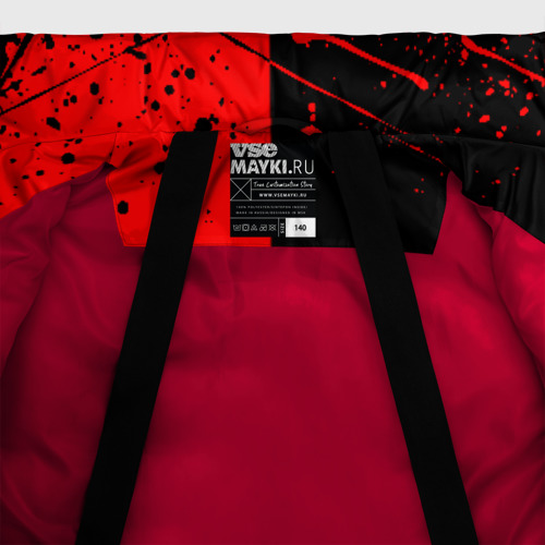 Зимняя куртка для мальчиков 3D Warframe red Stalker, цвет красный - фото 7