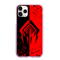 Чехол для iPhone 11 Pro Max матовый Warframe red Stalker