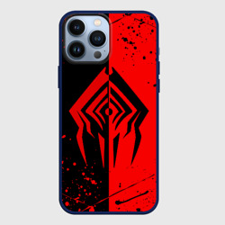 Чехол для iPhone 13 Pro Max Warframe red Stalker