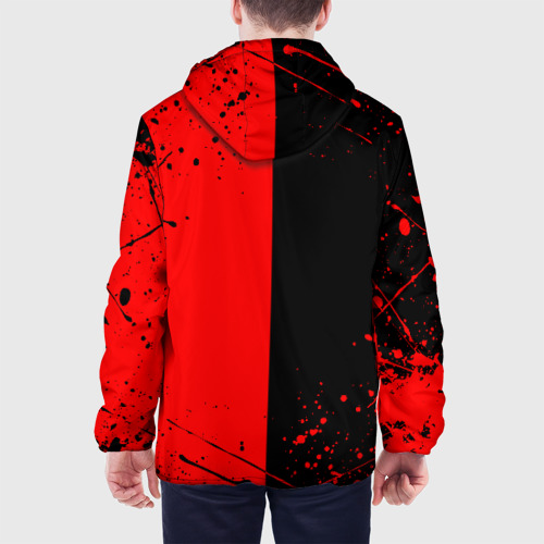 Мужская куртка 3D Warframe red Stalker, цвет 3D печать - фото 5
