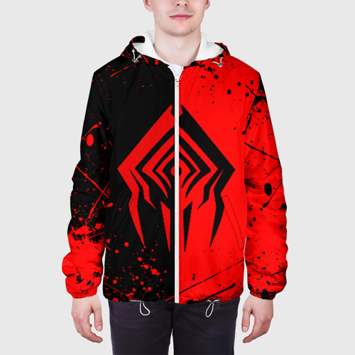 Мужская куртка 3D Warframe red Stalker, цвет 3D печать - фото 4