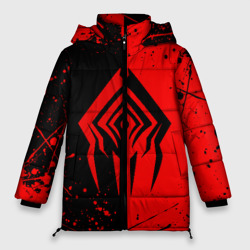 Женская зимняя куртка Oversize Warframe red Stalker