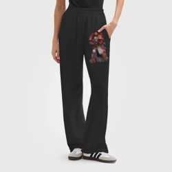 Женские брюки oversize без начеса хлопок Warhammer 40 000 Blood Raven - фото 2