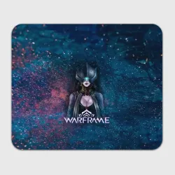 Прямоугольный коврик для мышки Warframe game logo