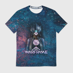 Мужская футболка 3D Warframe game logo