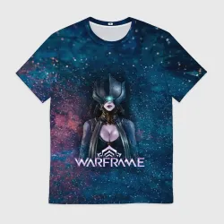Мужская футболка 3D Warframe game logo