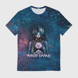 Мужская футболка 3D Warframe game logo