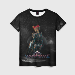 Женская футболка 3D Warframe  game logo