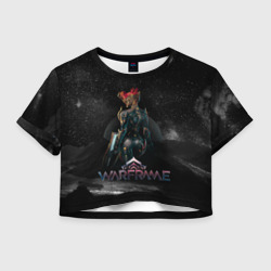 Женская футболка Crop-top 3D Warframe  game logo