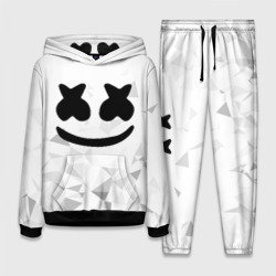 Женский костюм с толстовкой 3D Marshmello капюшон