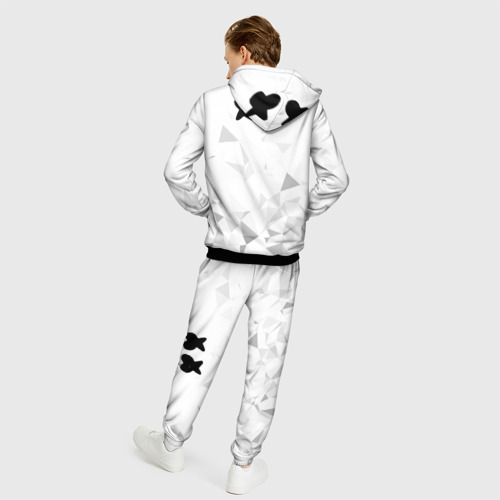 Мужской костюм 3D Marshmello капюшон, цвет черный - фото 4