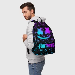 Рюкзак 3D Fortnite x Marshmello neon - фото 2