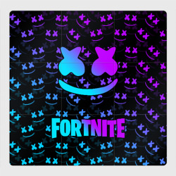 Магнитный плакат 3Х3 Fortnite x Marshmello neon